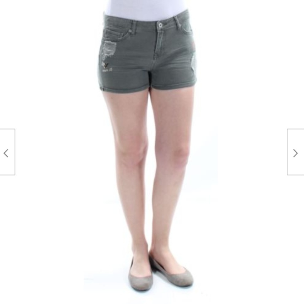 Vanilla Star Embroidered Denim Shorts Size 5
